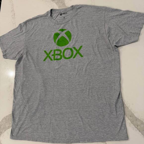 Ripple Junction XBOX Classic Logo Graphic T-Shirt Men's 2X Gray/Green Video Game - Picture 2 of 5